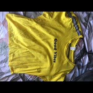 Good vibes crop top